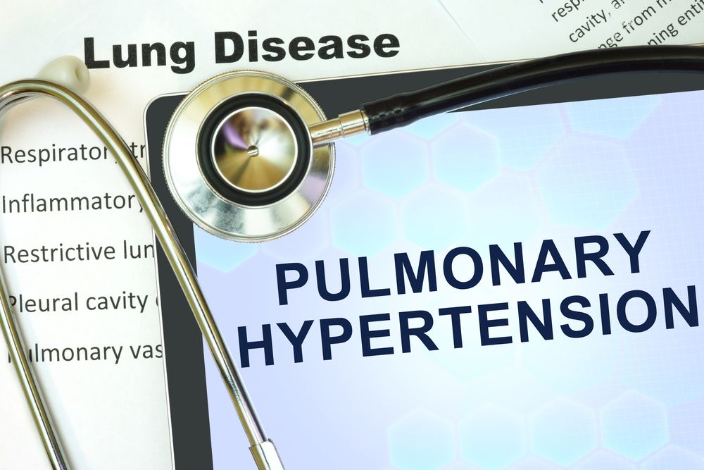 sheet that says pulmonary hypertension